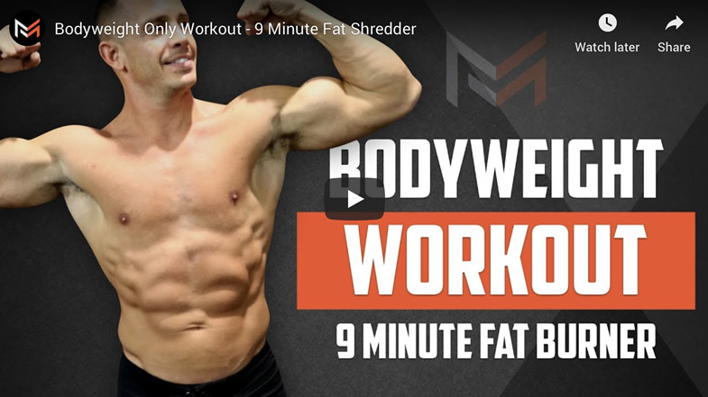 9 Minute BODYWEIGHT Workout 2 - McFIT Method
